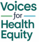 logo for voices for health equity modern aesthetic samuel frattasio photoroom